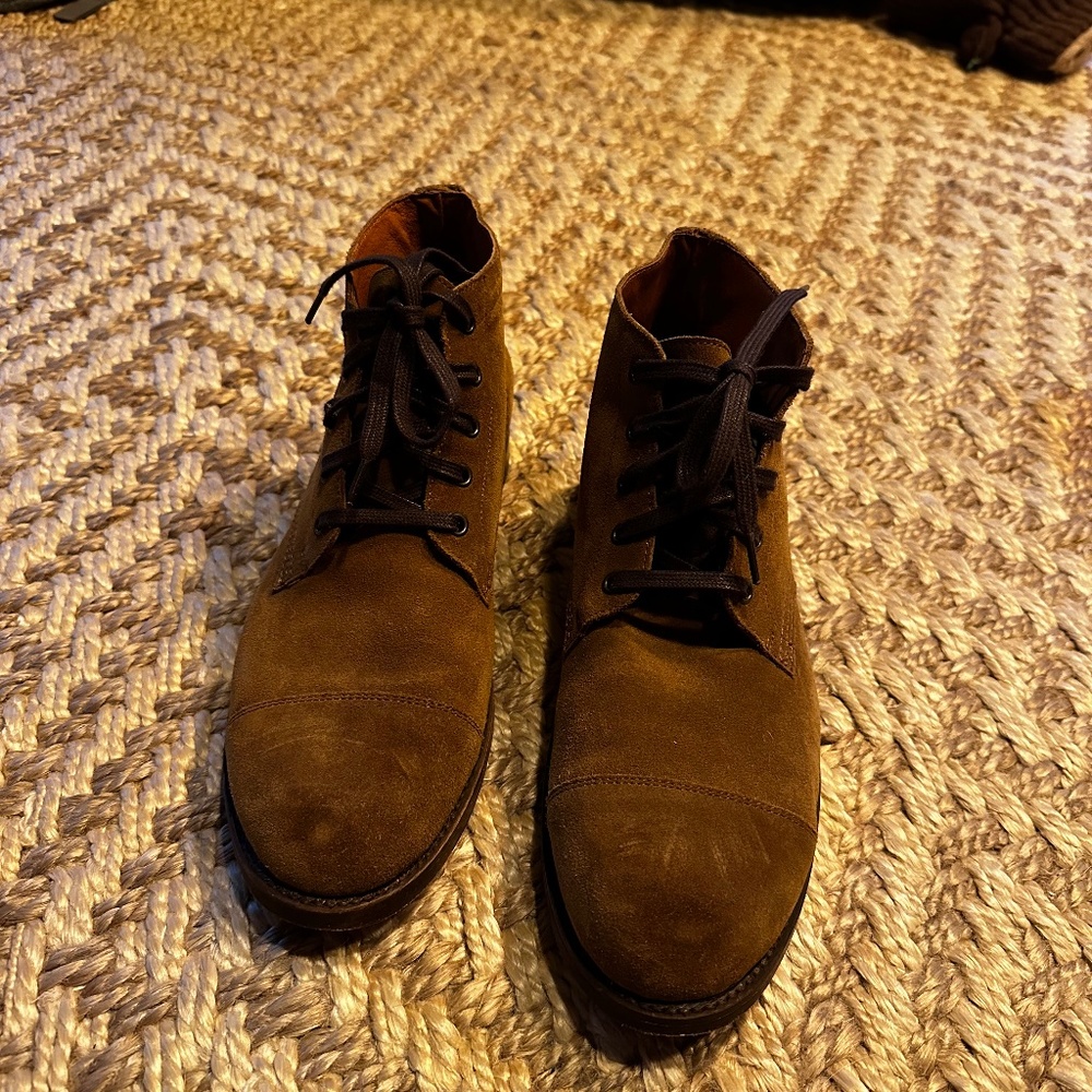 Frye Tan Suede Boots Size 10
